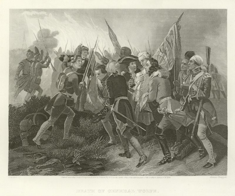 Dood van Generaal Wolfe door Benjamin West