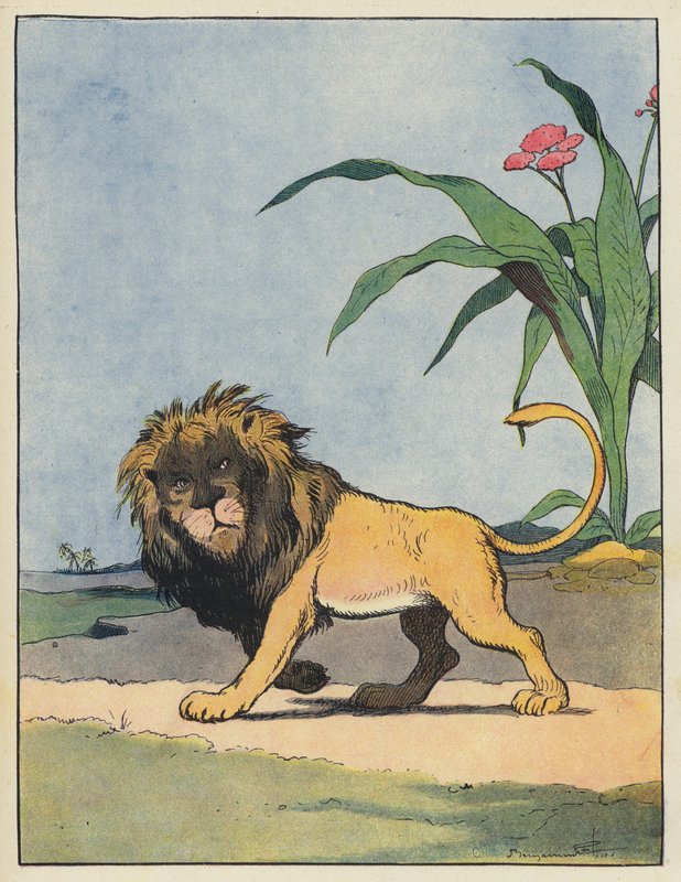 Leeuw door Benjamin Rabier