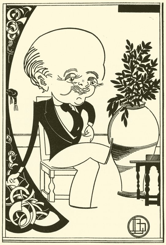 Max Beerbohm door Bohun Lynch