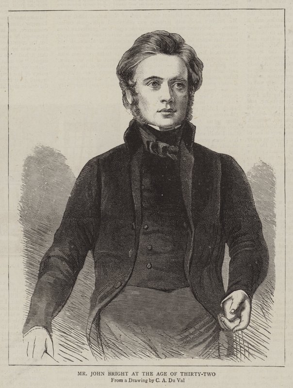 Mr John Bright op de Leeftijd van tweeëndertig door C. A. du Val and Co.