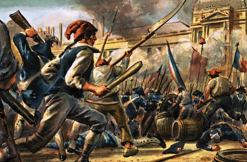 Franse revolutionaire menigte door C.L. Doughty