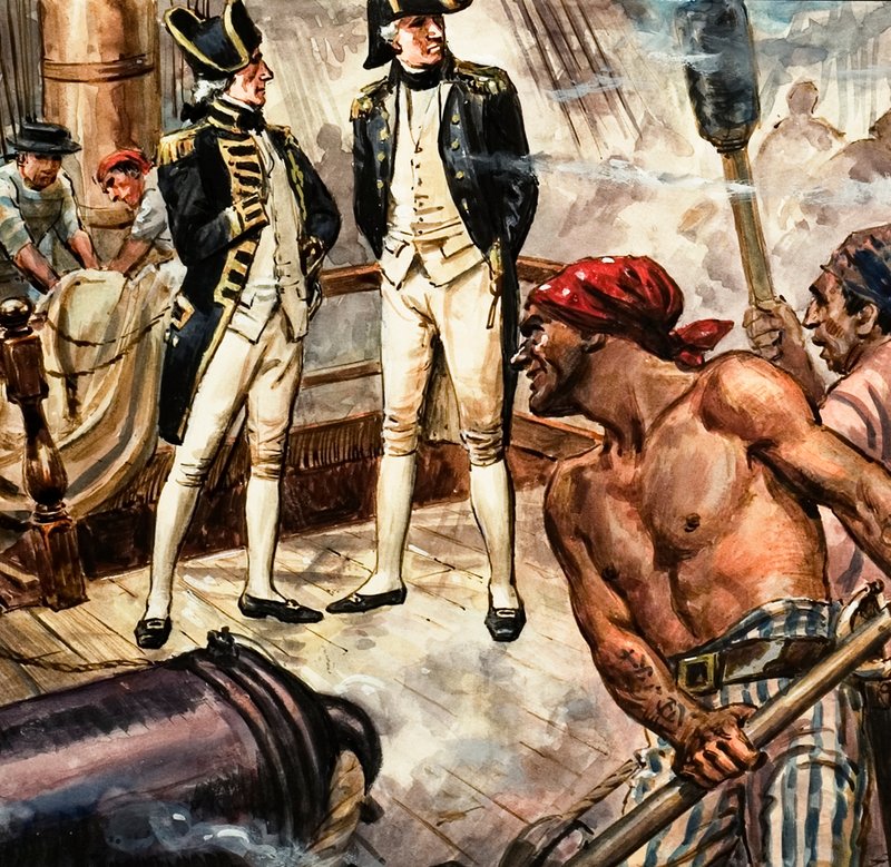 Nelson bij de slag om Trafalgar door C.L. Doughty