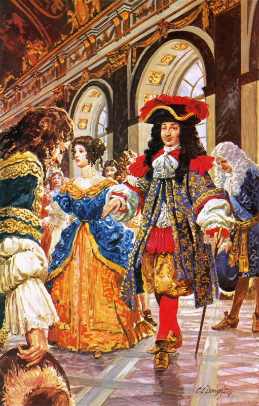 Het Franse hof in Versailles door C.L. Doughty