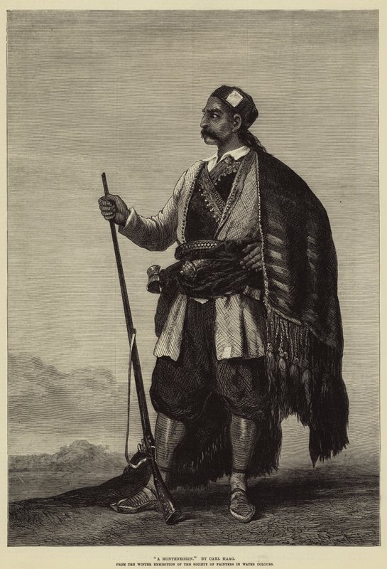 Een Montenegrijn door Carl Haag