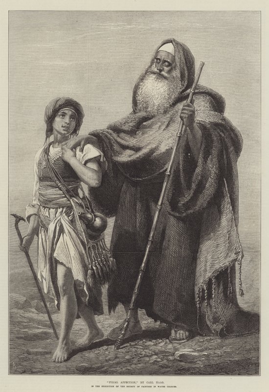 Kinderlijke genegenheid door Carl Haag