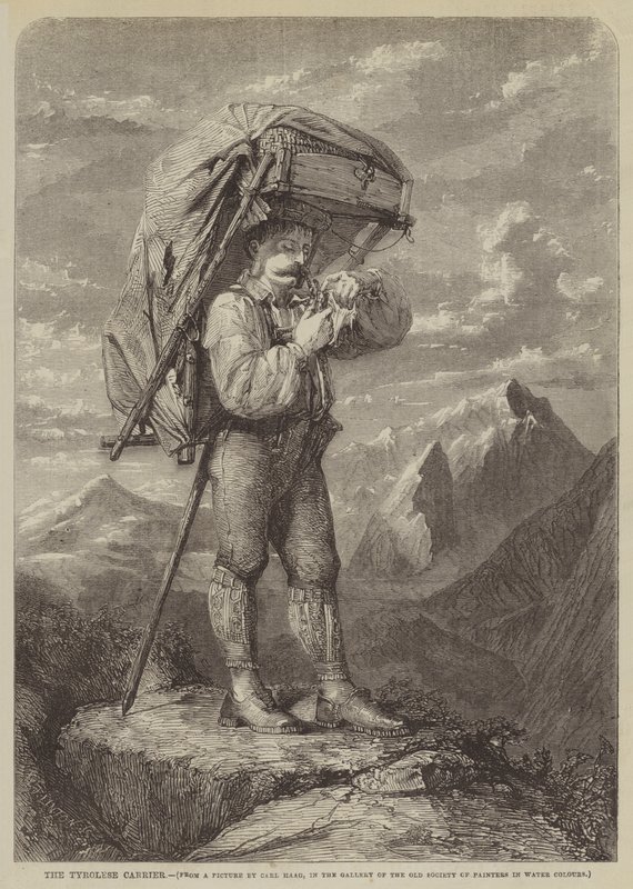 De Tiroler drager door Carl Haag