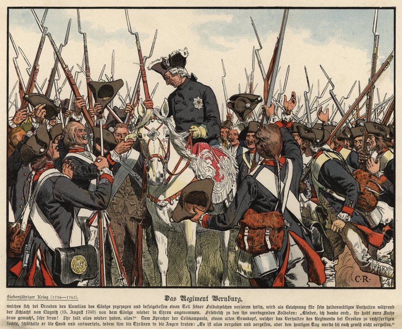Het Bernburg Regiment door Carl Röchling