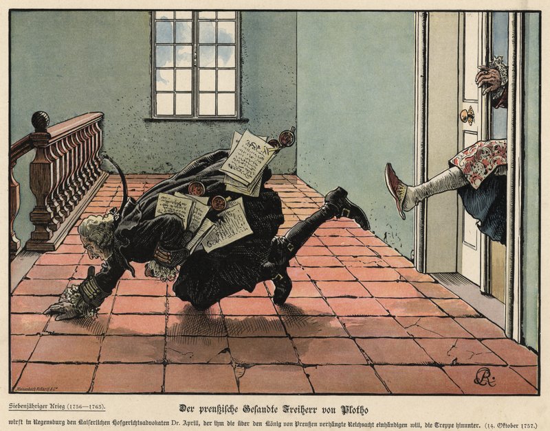 De Pruisische gezant Freiherr von Plotho door Carl Röchling