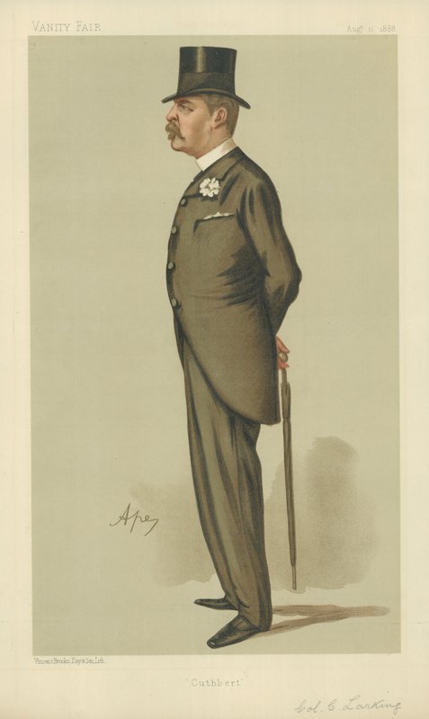Kolonel Cuthbert Larking door Carlo Pellegrini