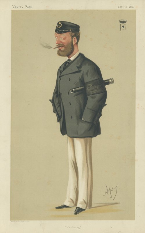 Graaf Edward Batthyany door Carlo Pellegrini