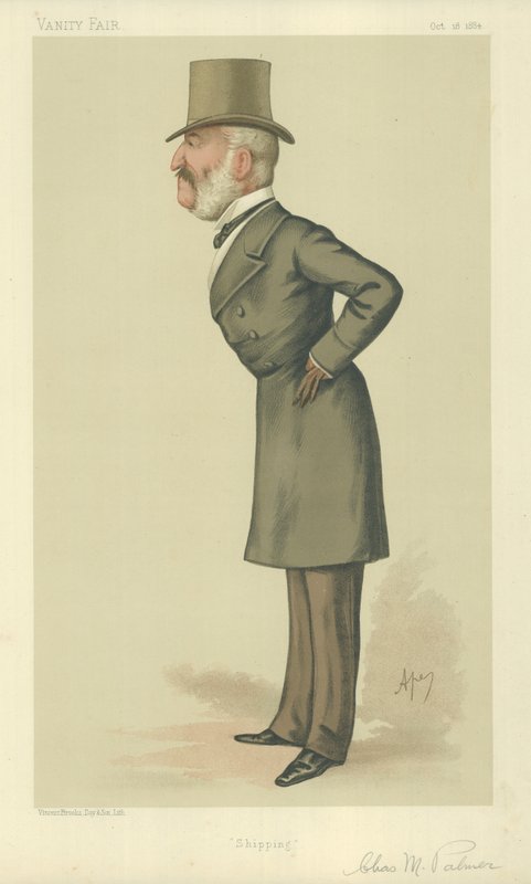 Mr Charles Mark Palmer door Carlo Pellegrini