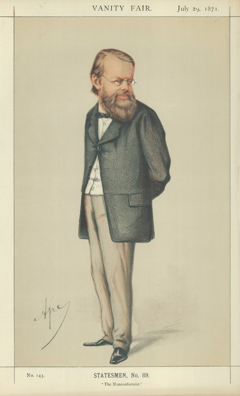 Mr Edward Miall door Carlo Pellegrini