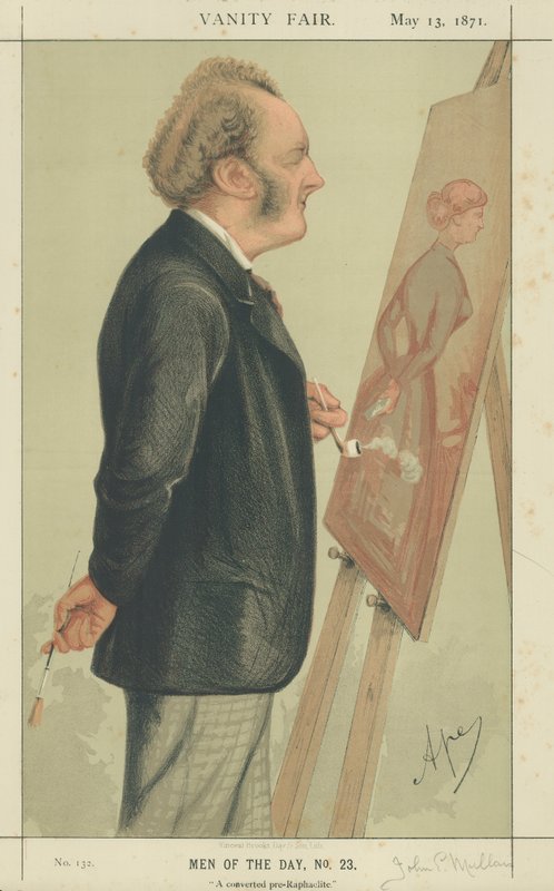 Mr John Everett Millais door Carlo Pellegrini