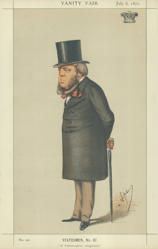 De hertog van Marlborough (kleur litho) door Carlo Pellegrini