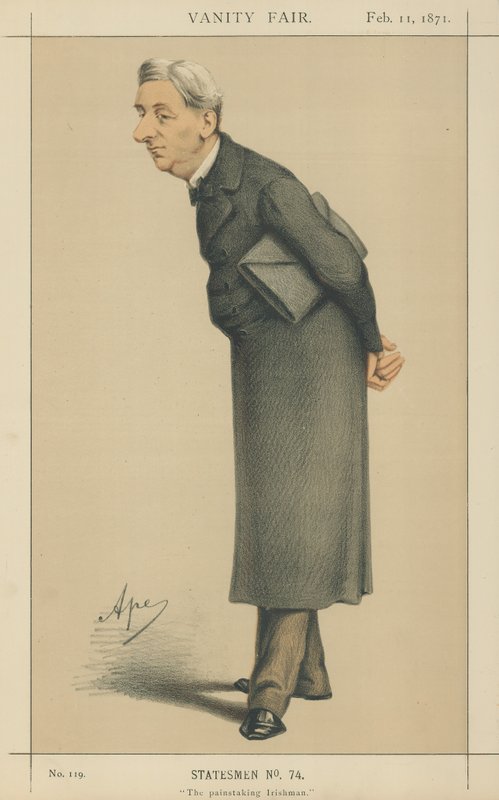 De Hoogedelachtbare William Monsell (kleur litho) door Carlo Pellegrini