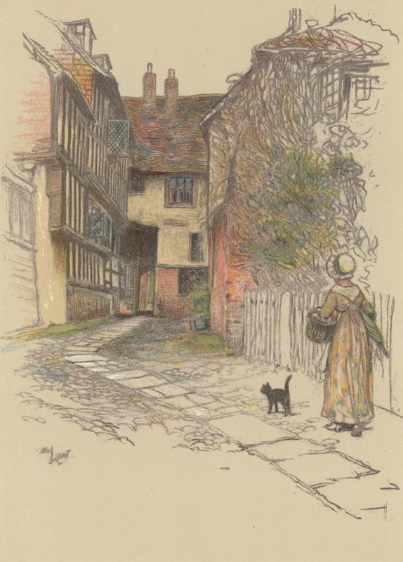 The Mermaid Inn, Rye door Cecil Charles Windsor Aldin