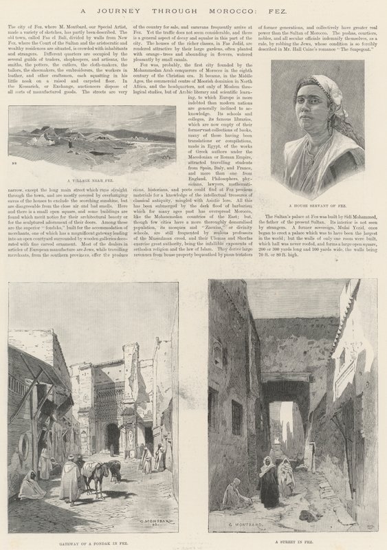 Een Reis door Marokko, Fez door Charles Auguste Loye