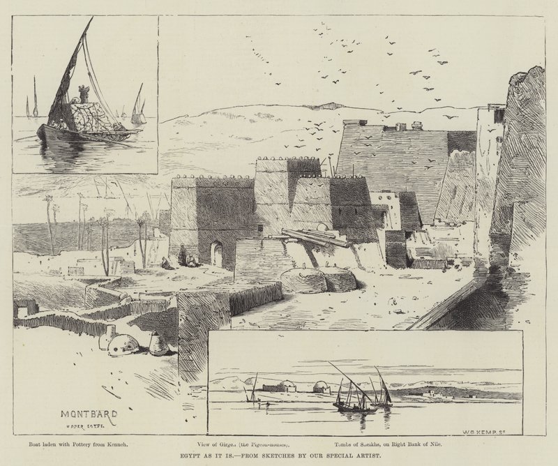 Egypte zoals het is door Charles Auguste Loye