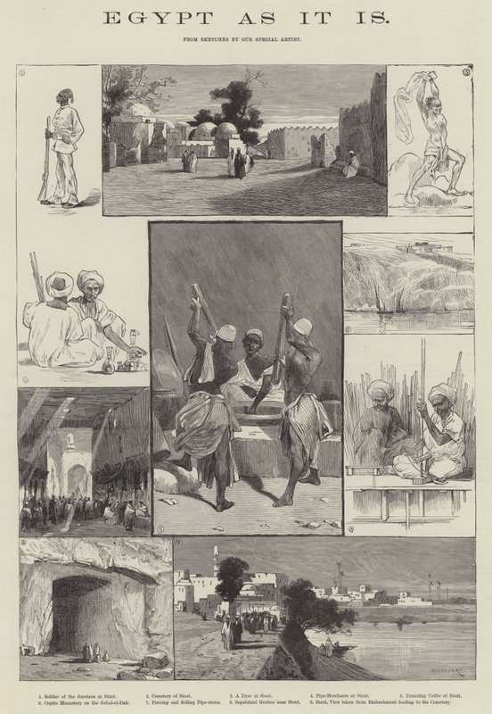 Egypte zoals het is door Charles Auguste Loye