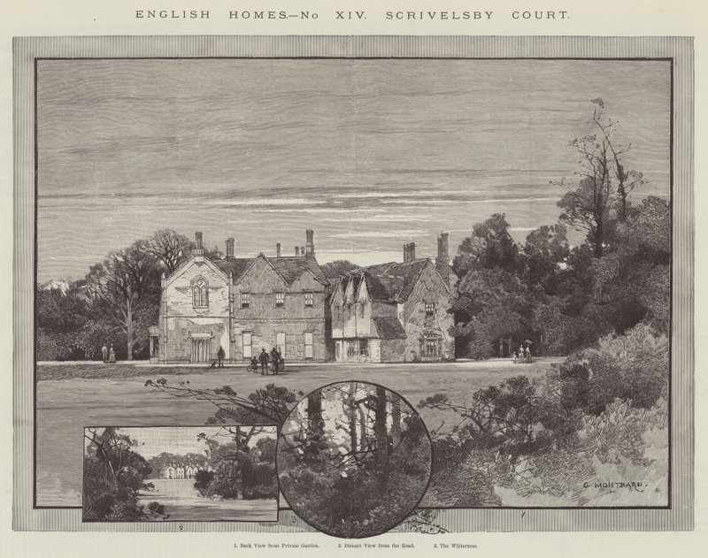 Scrivelsby Court door Charles Auguste Loye