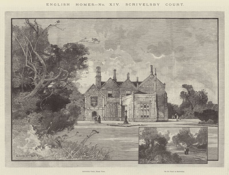 Scrivelsby Court door Charles Auguste Loye