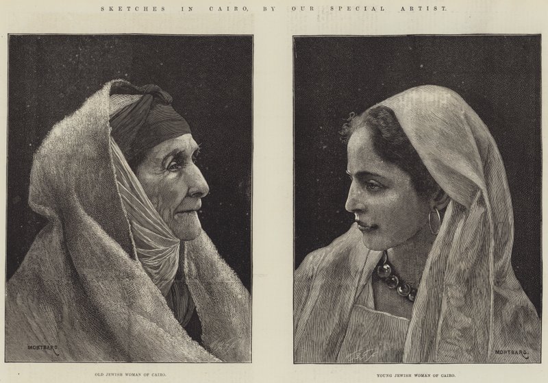 Schetsen in Caïro door Charles Auguste Loye