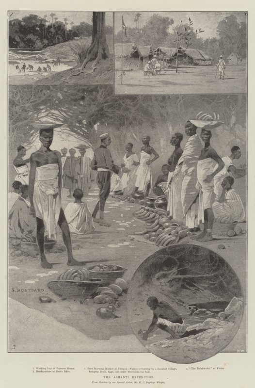 De Ashanti-expeditie door Charles Auguste Loye