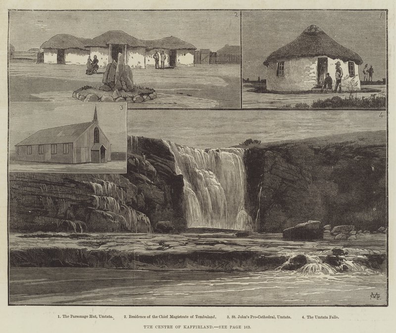 Het Centrum van Kaffirland door Charles Auguste Loye