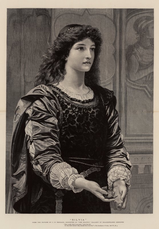 Silvia door Charles Edward Perugini