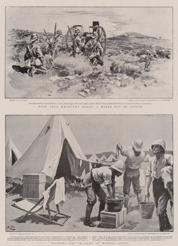 De oorlog in Zuid-Afrika door Charles Edwin Fripp