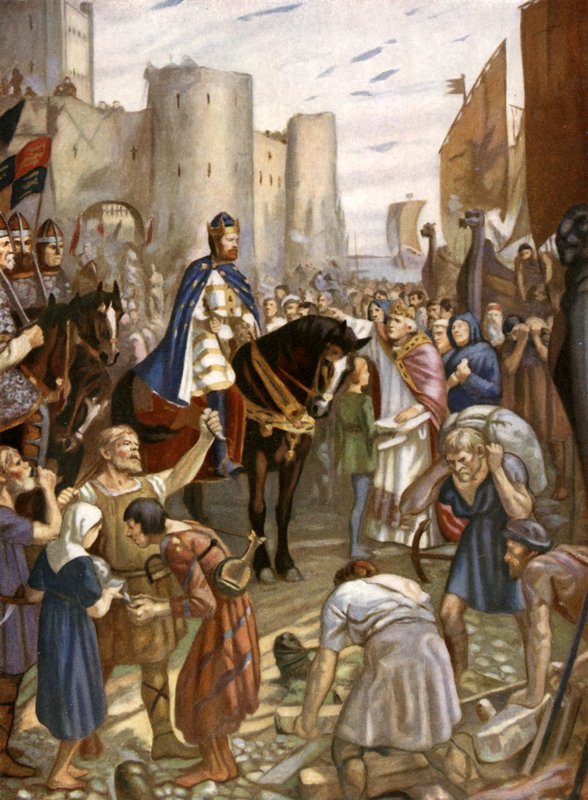 Willem Rufus in de Tower of London door Charles Goldsborough Anderson