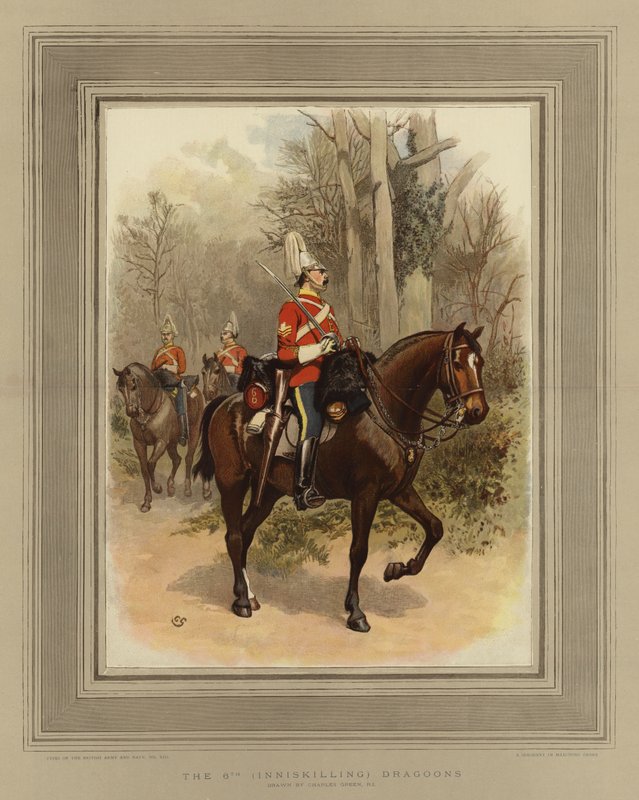 De 6e (Inniskilling) Dragoons door Charles Green
