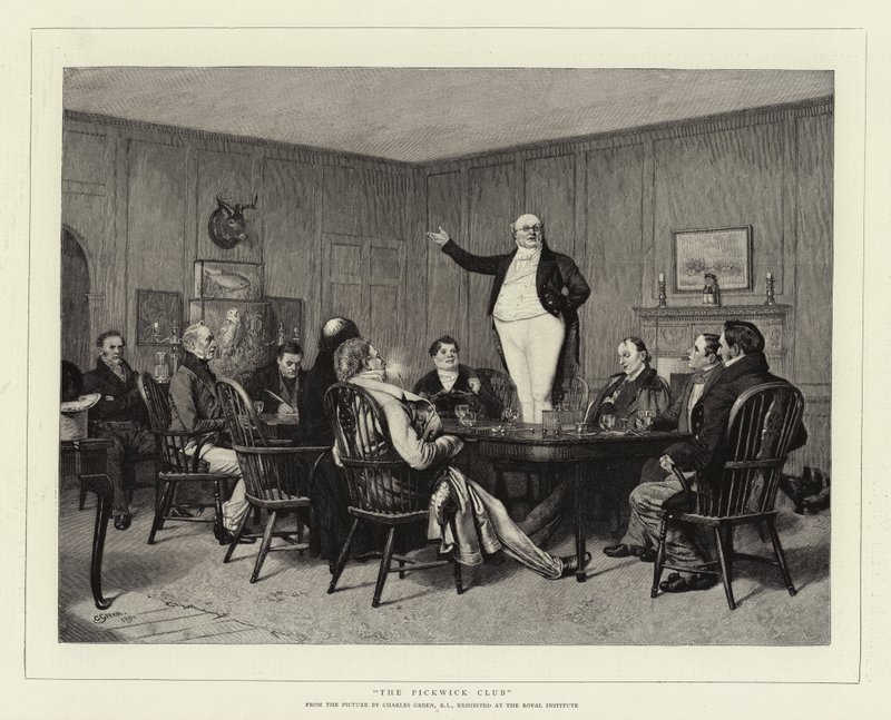 De Pickwick Club door Charles Green