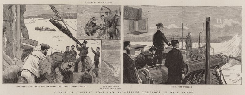 Een reis in Torpedoboot nr. 60, torpedo