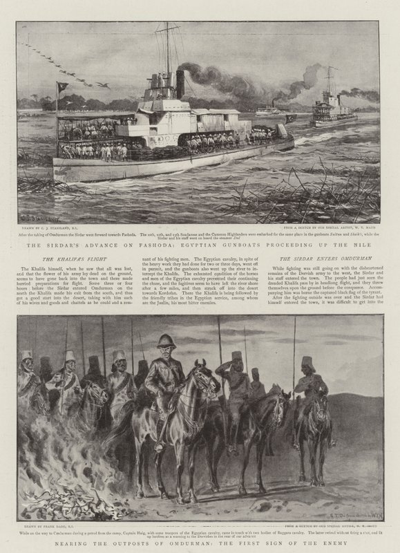 Slag bij Omdurman door Charles J. Staniland