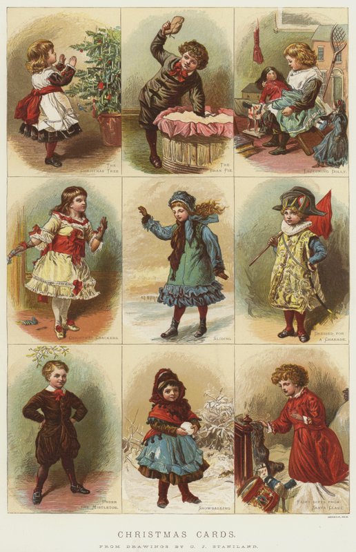 Kerstkaarten door Charles J. Staniland