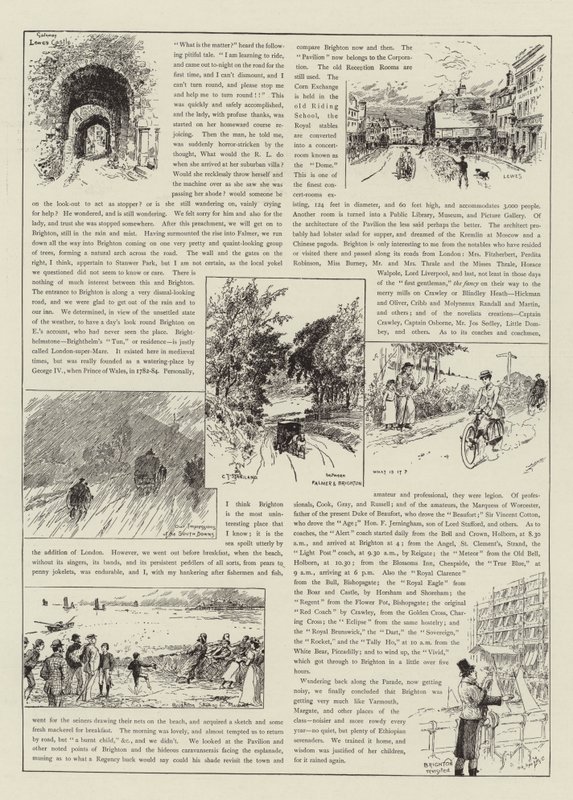 De Brighton Road door Charles J. Staniland