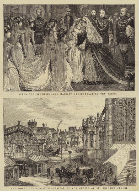 Het koninklijk huwelijk in Windsor door Charles J. Staniland