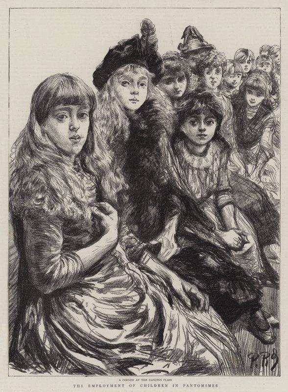 Het Werk van Kinderen in Pantomimes door Charles Paul Renouard