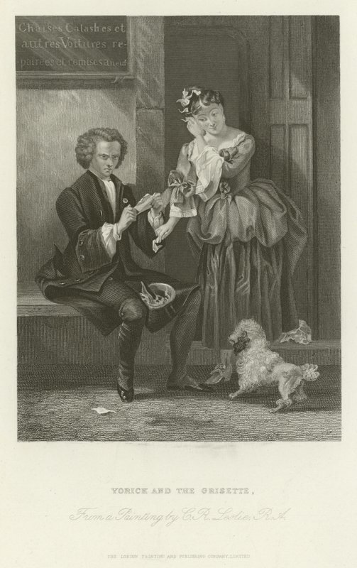 Yorick en de Grisette door Charles Robert Leslie