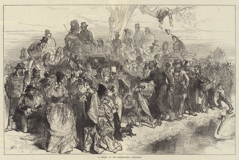 Een Schets bij de Internationale Bootrace door Sir John Charles Robinson