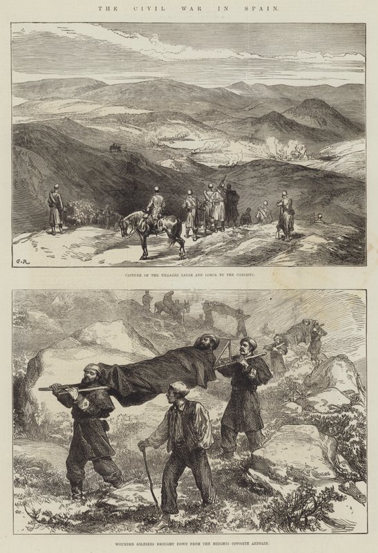 De burgeroorlog in Spanje door Sir John Charles Robinson