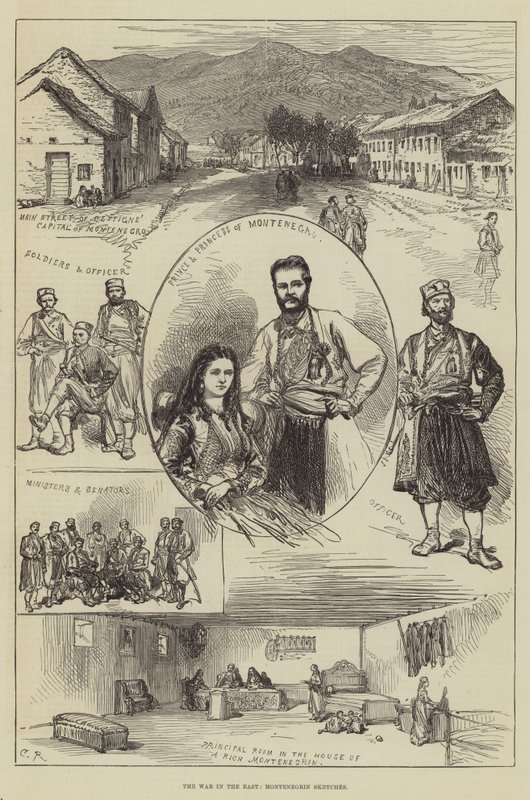 De Oorlog in het Oosten, Montenegrijnse Schetsen door Sir John Charles Robinson