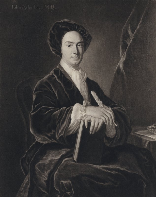 John Arbuthnot door Charles (after) Jervas