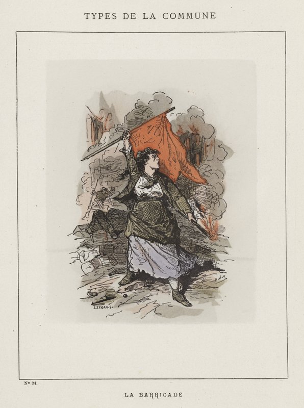 La Barricade door Charles Albert d Arnoux Bertall