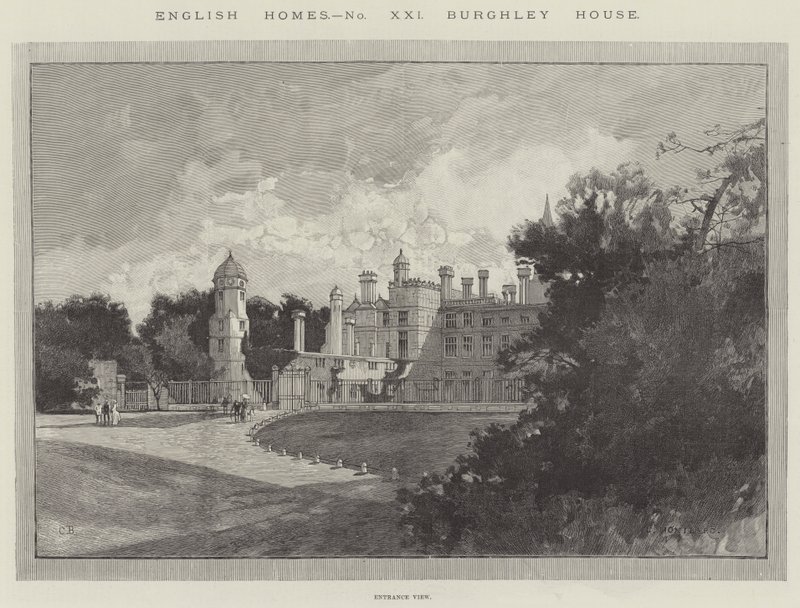 Burghley House door Charles Auguste Loye