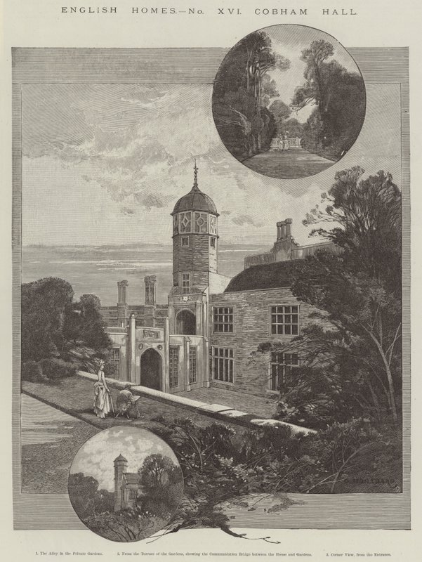 Cobham Hall door Charles Auguste Loye