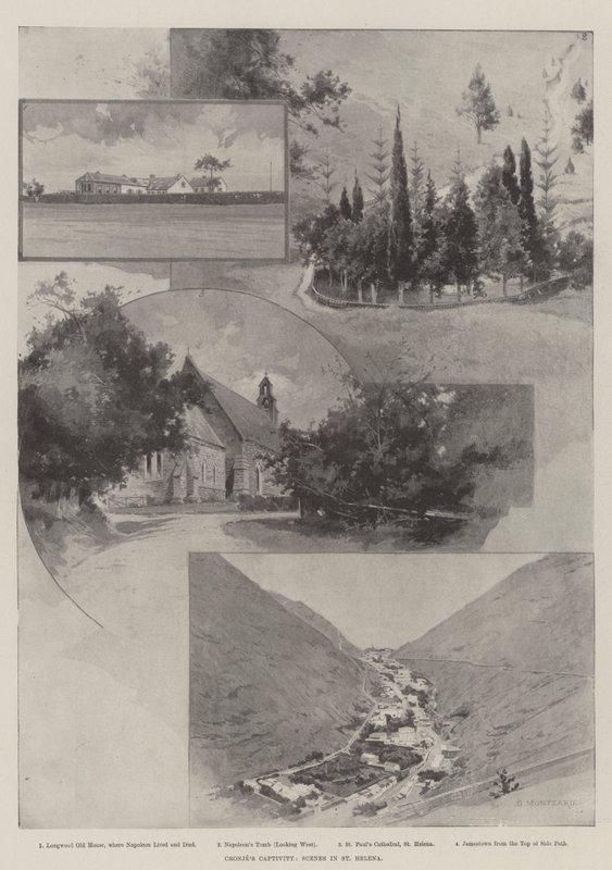 Gevangenschap van Cronje, Scènes in St. Helena door Charles Auguste Loye