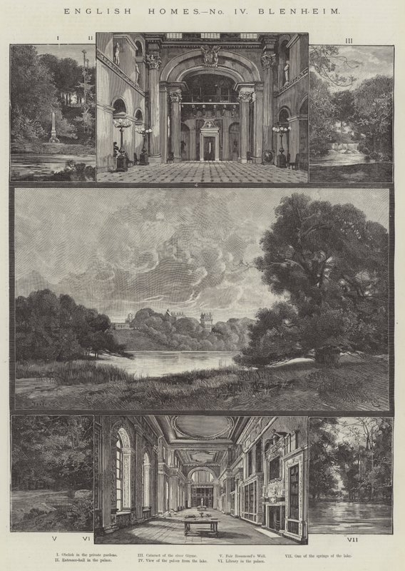 Engels Huis, Blenheim door Charles Auguste Loye