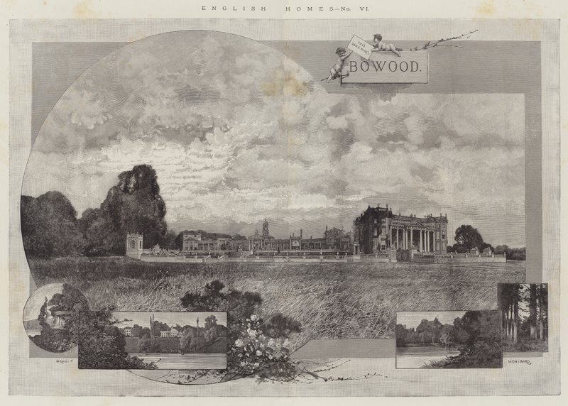 Engelse Huizen, Bowood door Charles Auguste Loye
